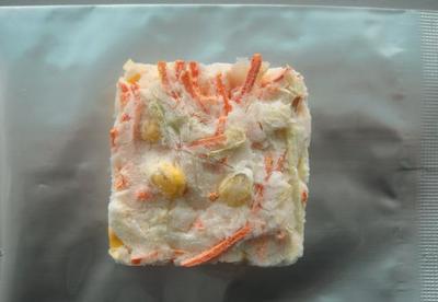 冻干蔬菜包(图) 7-8克 卷心菜,胡萝卜,甜玉米,蔬菜组合